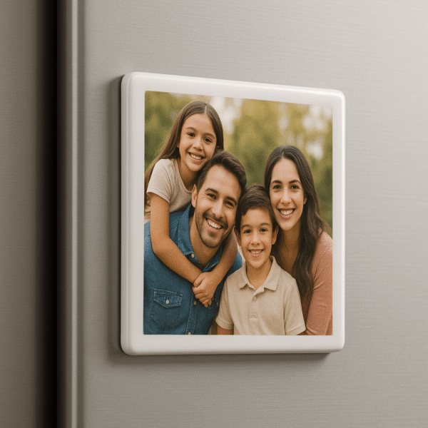 Custom Photo Magnet – UV Printed on Ceramic in Square, Round, or Heart Shape - Image 2